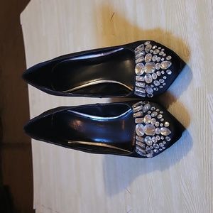 Expression black heels